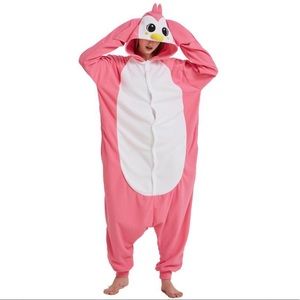 Adult Pink Penguin Onesie